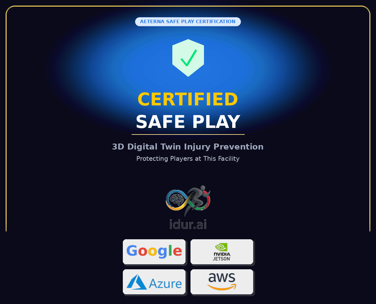 Aeterna Certified Safe Play Sticker